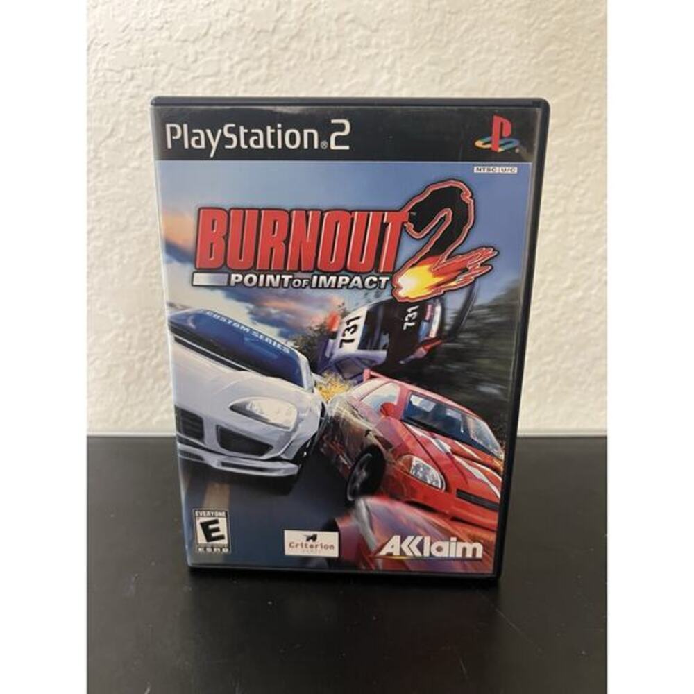 Sony PS2 Burnout 2 Point of Impact Aklaim Games CIB